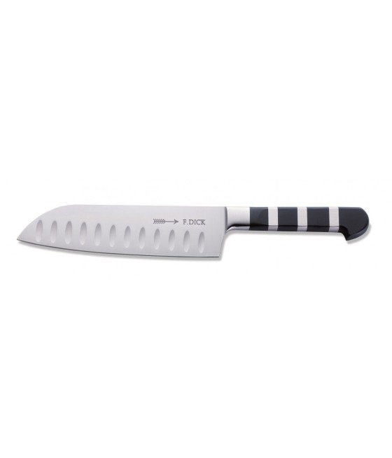 Santoku kuchařský nůž v černé barvě, "Seria 1905", 18 cm, 81942-18k