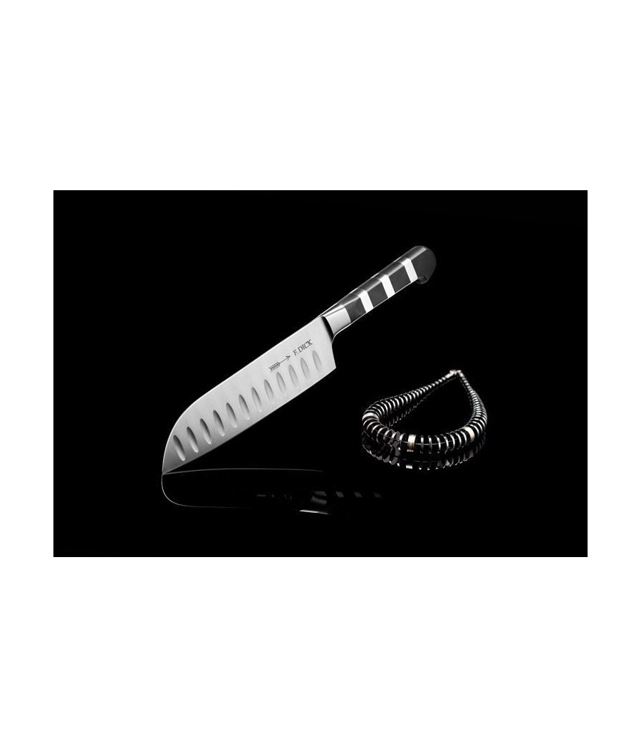 Santoku kuchařský nůž v černé barvě, "Seria 1905", 18 cm, 81942-18k