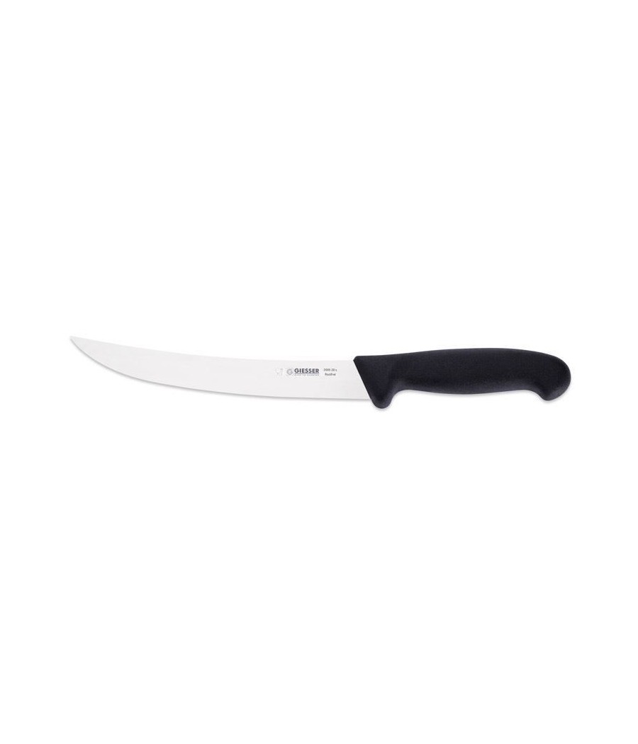 Giesser řeznický bourákový nůž černý, zakřivený 20 cm, 2005-20s