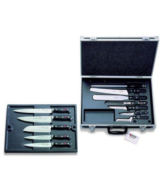 Magnetický kufr DICK Bristol + 12 kusů nožů
