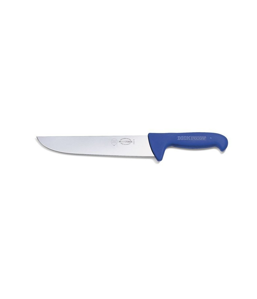 Dick ErgoGrip řeznický blokový nůž, modrý, pevný, 18 cm, 82348-18