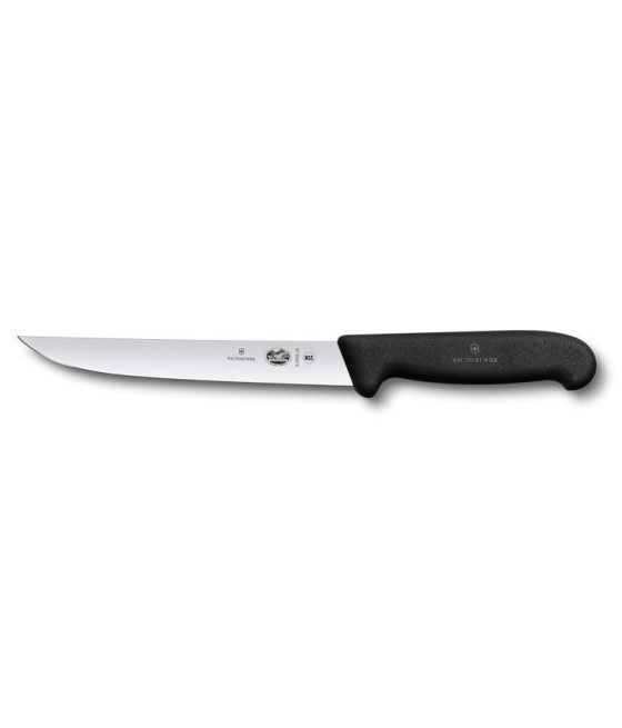 Victorinox Fibrox, vykrvovací nůž, černý, 15 cm, 5.6003.15