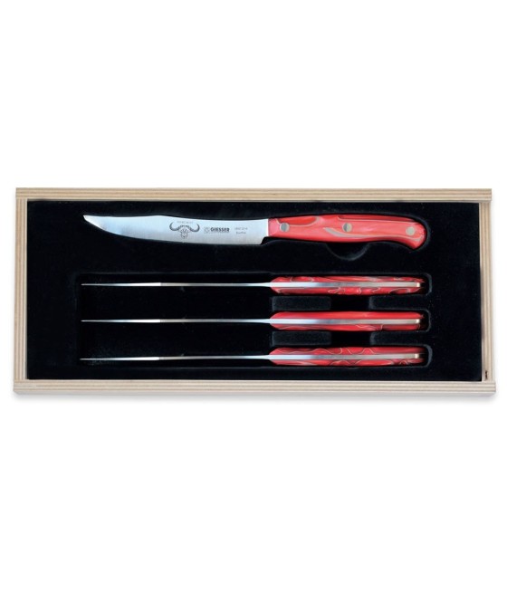 Kvalitní sada nožů pro přípravu steaků značky Giesser PREMIUMCUT 1950/12 12 cm