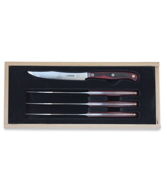 Sada nožů na steak Giesser PremiumCut 12 cm, kolekce 1950 12-4 rc