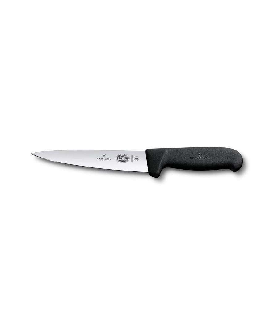Victorinox Fibrox, vykrvovací nůž, černý, 20cm, 5.5603.20