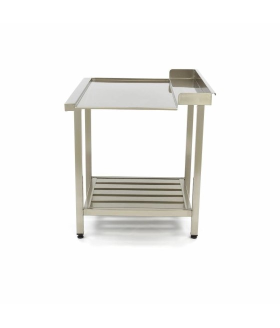 Nerezový výstupní stůl do myčky nádobí Maxima 700 x 750 mm, Vlevo