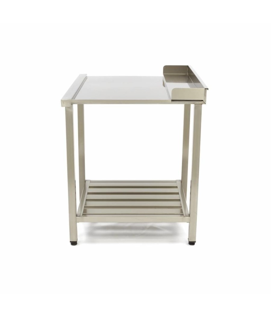 Nerezový výstupní stůl do myčky nádobí Maxima 700 x 750 mm, Vpravo