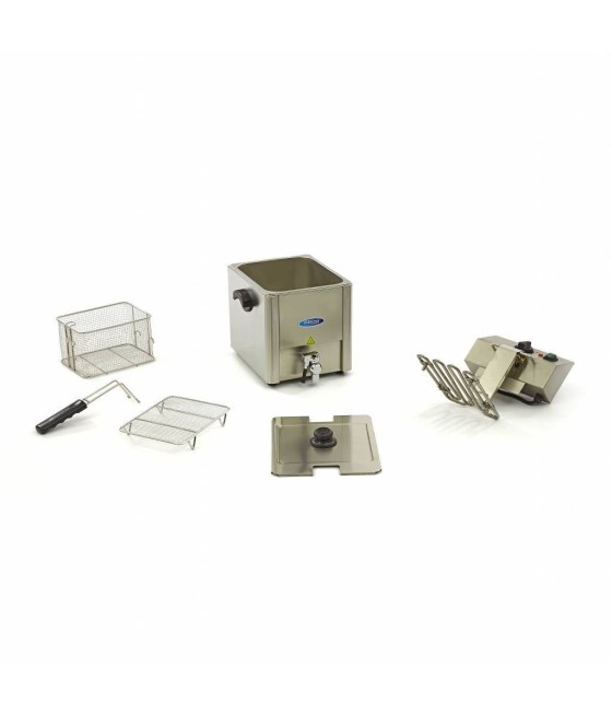 Elektrická fritéza Maxima 1 x 8L s kohoutkem