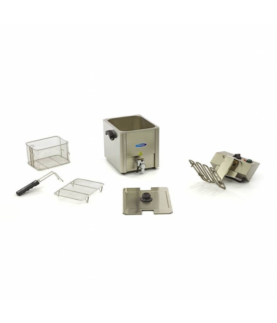 Elektrická fritéza Maxima 1 x 8L s kohoutkem