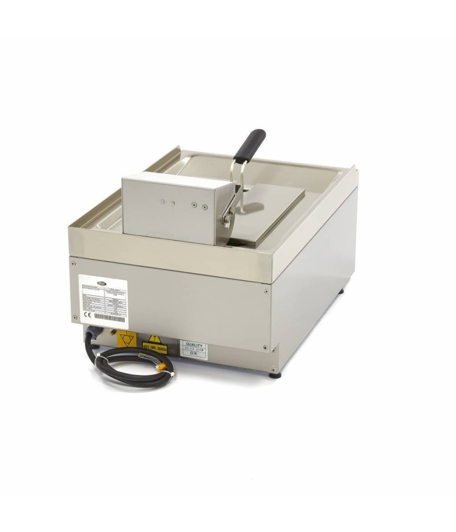 Elektrická fritéza Maxima Commercial Grade 1 x 10L / 40 x 60 s kohoutkem