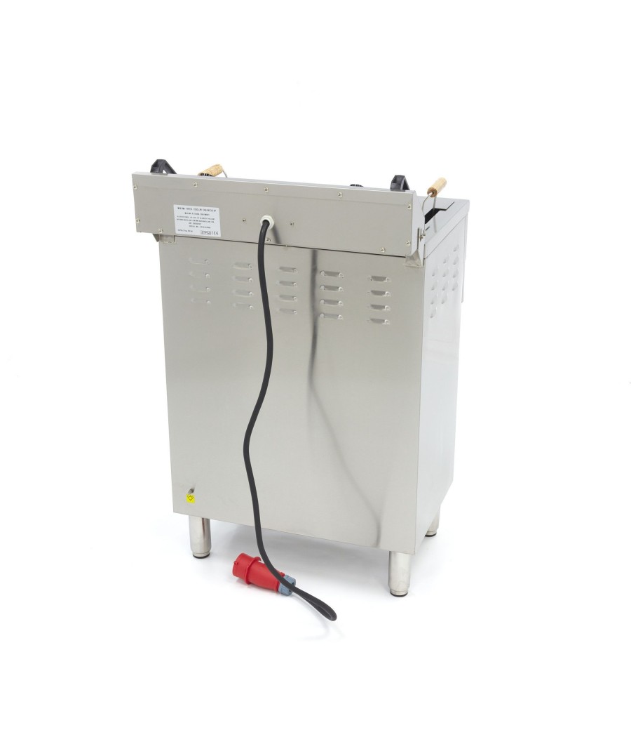 Elektrická fritéza Maxima 35L s kohoutkem a skříňkou