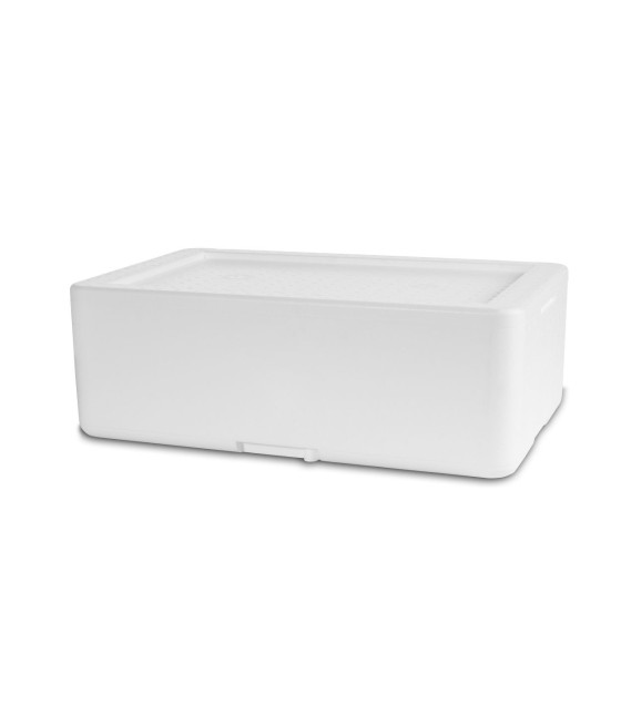 Polystyrenové izolační boxy, bílé