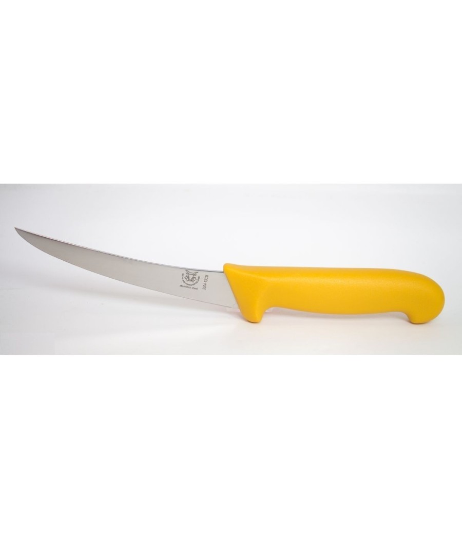 Schlachthausfreund, Vykosťovací nůž ve žluté barvě, 1/2 flexibilní 15 cm, 2504
