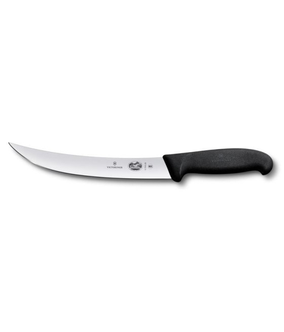Victorinox Fibrox řeznický bourákový nůž černý, pevný, 25 cm, 5.7203.25