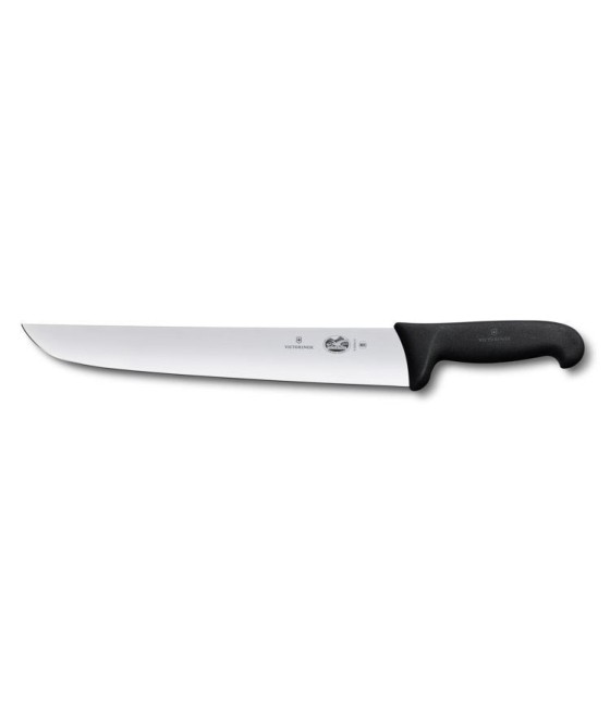 Victorinox Fibrox rovný řeznický nůž černý, 31 cm, 5.5203.31