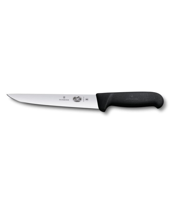 Victorinox Fibrox, vykrvovací nůž, černý, 18 cm, 5.5503.18