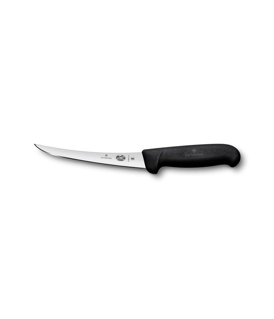 Victorinox, Fibrox, Pevný vykosťovací nůž v černé barvě 15 cm, 5.6603.15