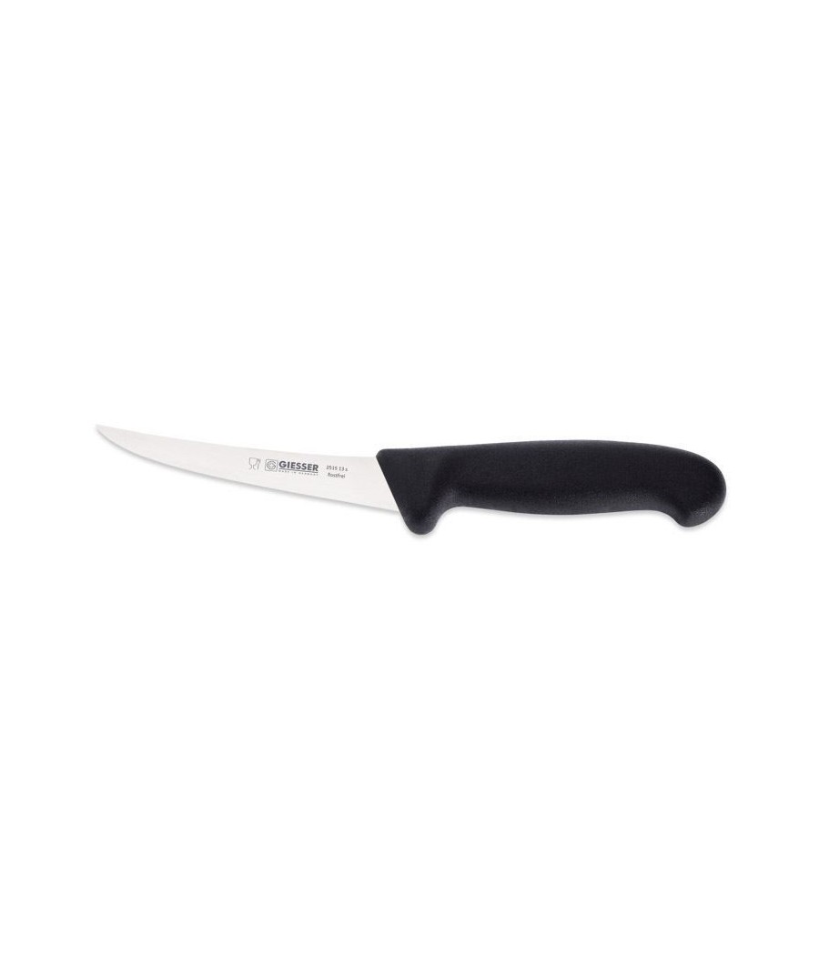 Giesser, Vykosťovací pevné nože 13 cm v černé barvě, pevný, 2515-13b