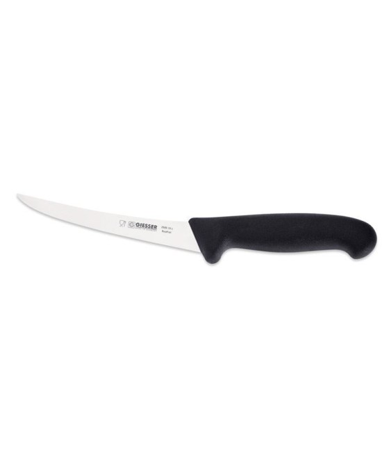 Giesser, vykosťovací nůž v černé barvě, 1/2 flexibilní, 15 cm, 2503-15s