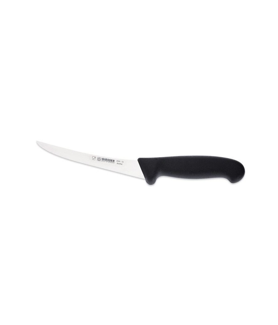 Giesser, Vykosťovací nože v černé barvě 15 cm, flexibilní, 2535-15s