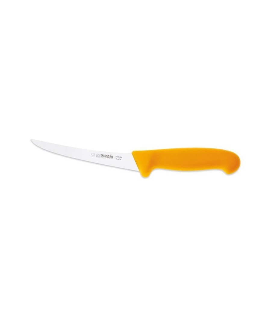 Giesser, Vykosťovací nože ve žluté barvě 15 cm, flexibilní, 2535-15g
