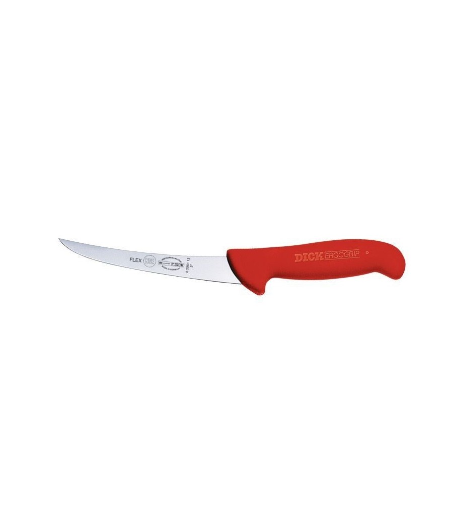 Dick ErgoGrip, vykosťovací flexibilní nůž červené barvy, 13 cm, 82981-13