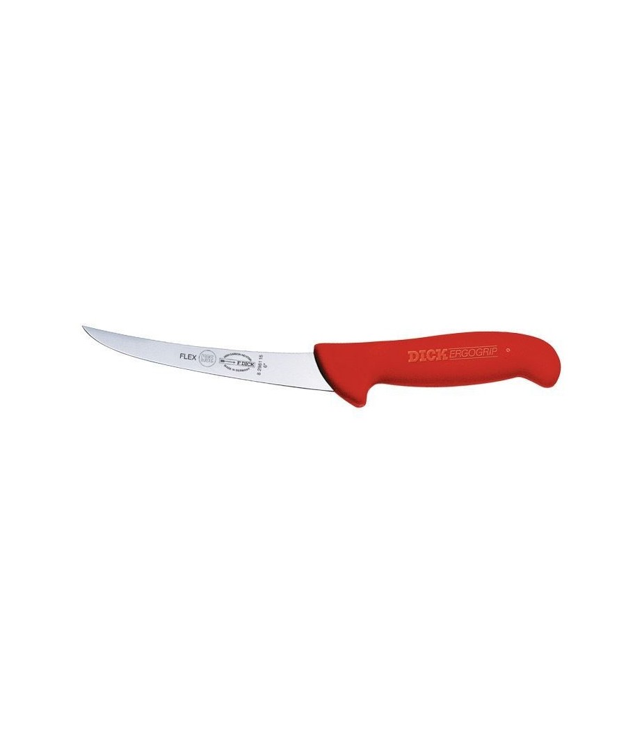 Dick ErgoGrip, vykosťovací flexibilní nůž červené barvy, 15 cm, 82981-15