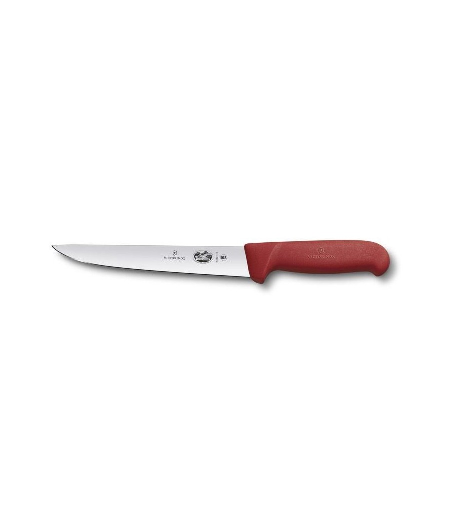 Victorinox Fibrox, vykosťovací nůž červené barvy, 18 cm, 5.5501.18