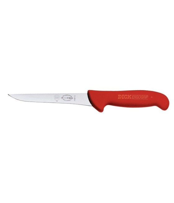 Dick ErgoGrip, vykosťovací nůž červené barvy, pevný, 13 cm 82368-13-03