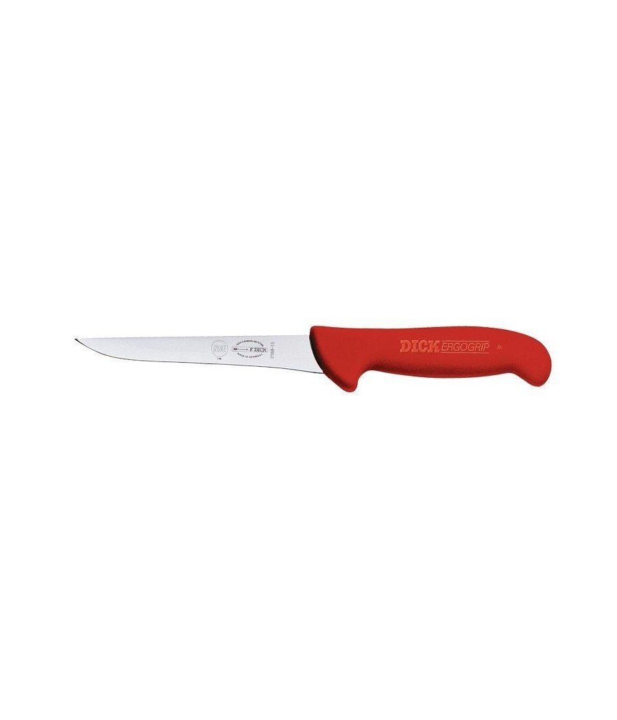 Dick ErgoGrip, vykosťovací nůž červené barvy, pevný, 13 cm 82368-13-03