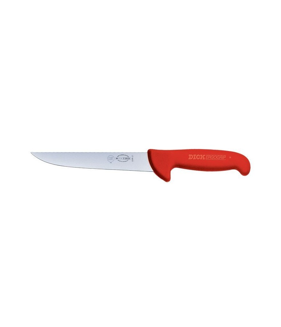 DICK ErgoGrip, vykrvovací nůž v červené barvě, 21 cm, 82006-21