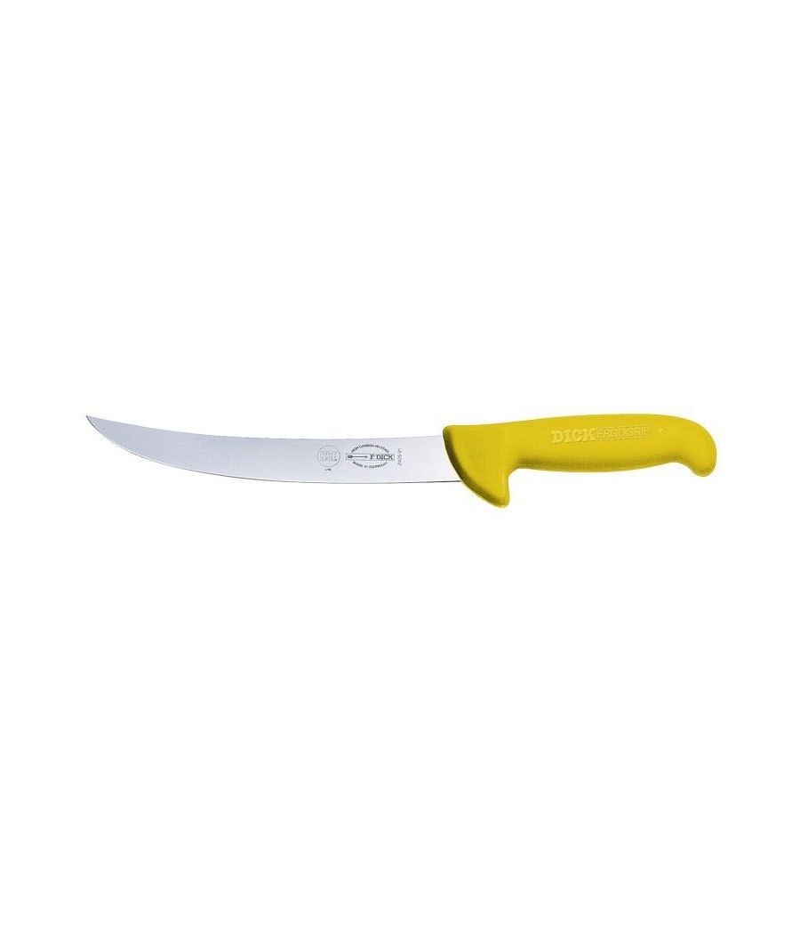 Dick ErgoGrip bourákový nůž, žlutý, pevný, 21 cm, 82425-21