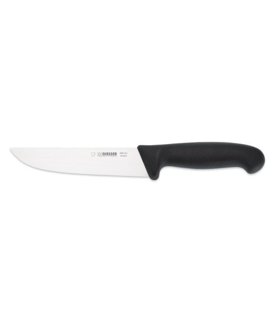 Giesser řeznický rovný nůž černý, 16 cm, 4005-16s