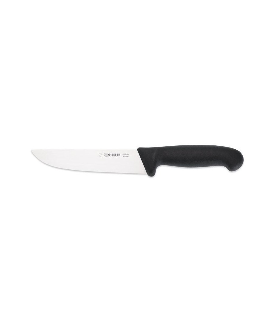 Giesser řeznický rovný nůž černý, 16 cm, 4005-16s