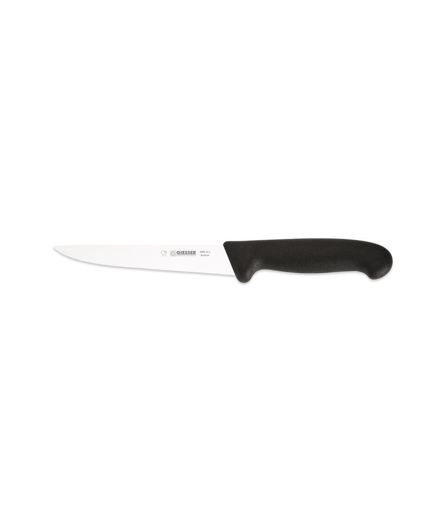 GIESSER, vykrvovací nůž černé barvy, 16 cm, 3005-16