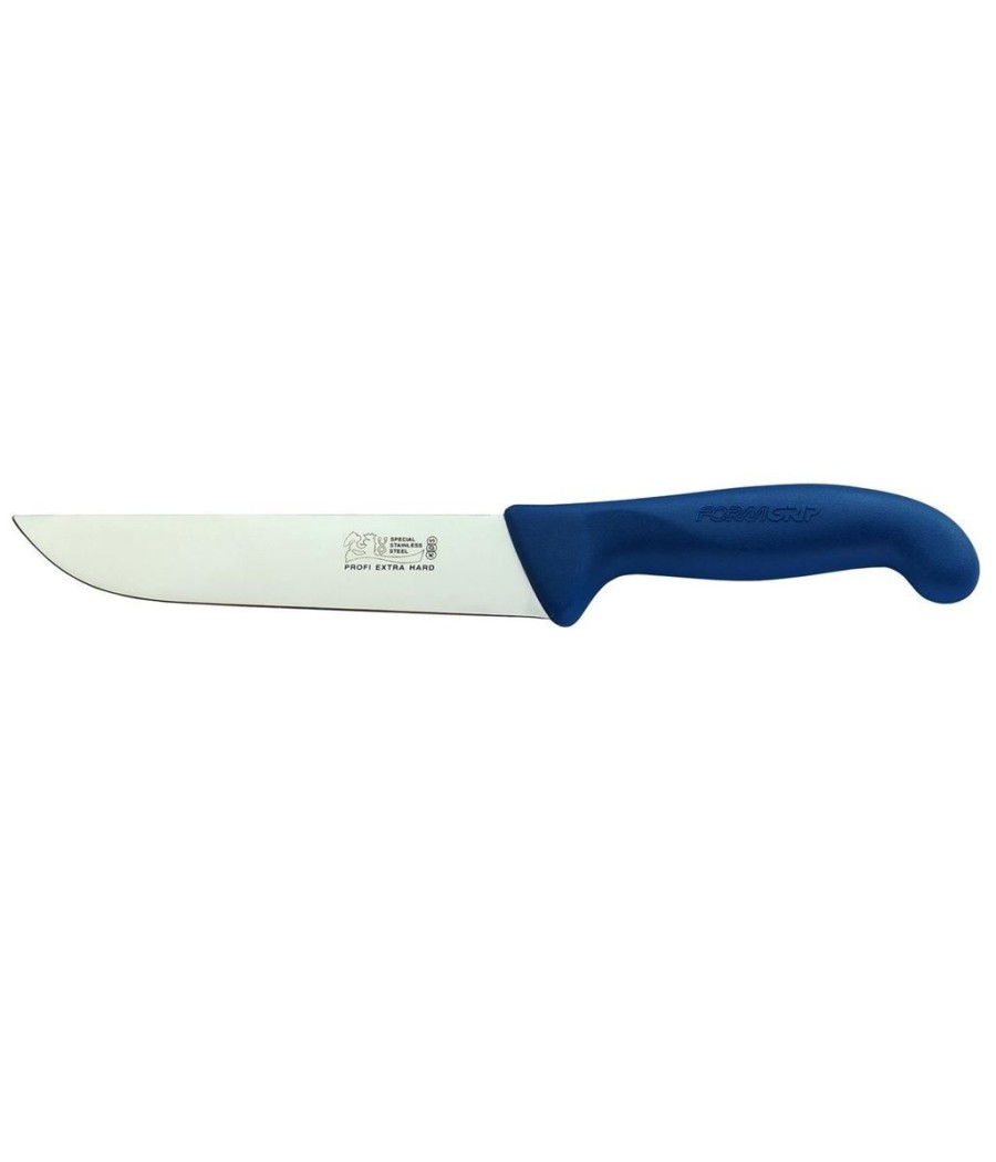 KDS, ProfiLine, bourákový nůž v modré barvě, pevný, 17 cm