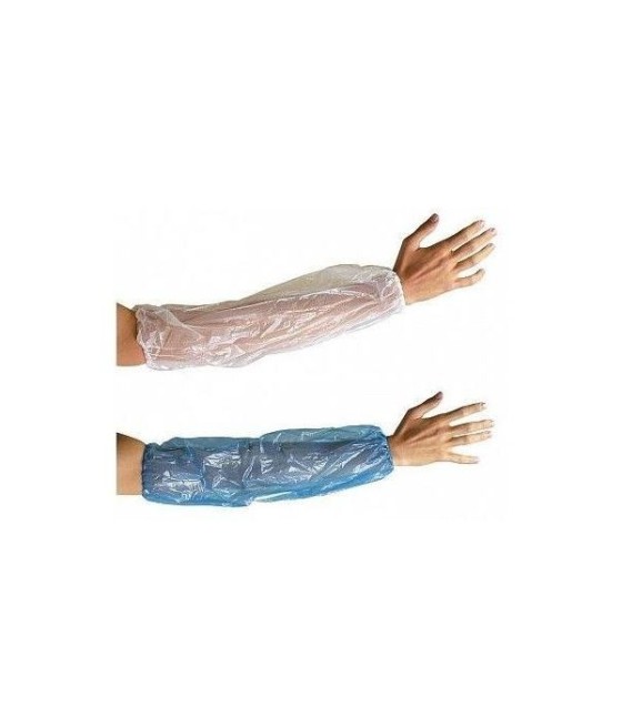 Ochranný navlek na ruku v modré barvě, PE 100 ks