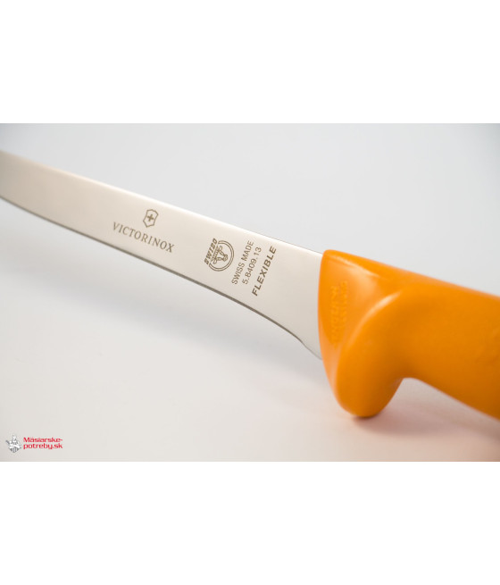 Swibo, vykosťovací nůž v žluté barvě, flexibilní, 13 cm, 5.8409.13