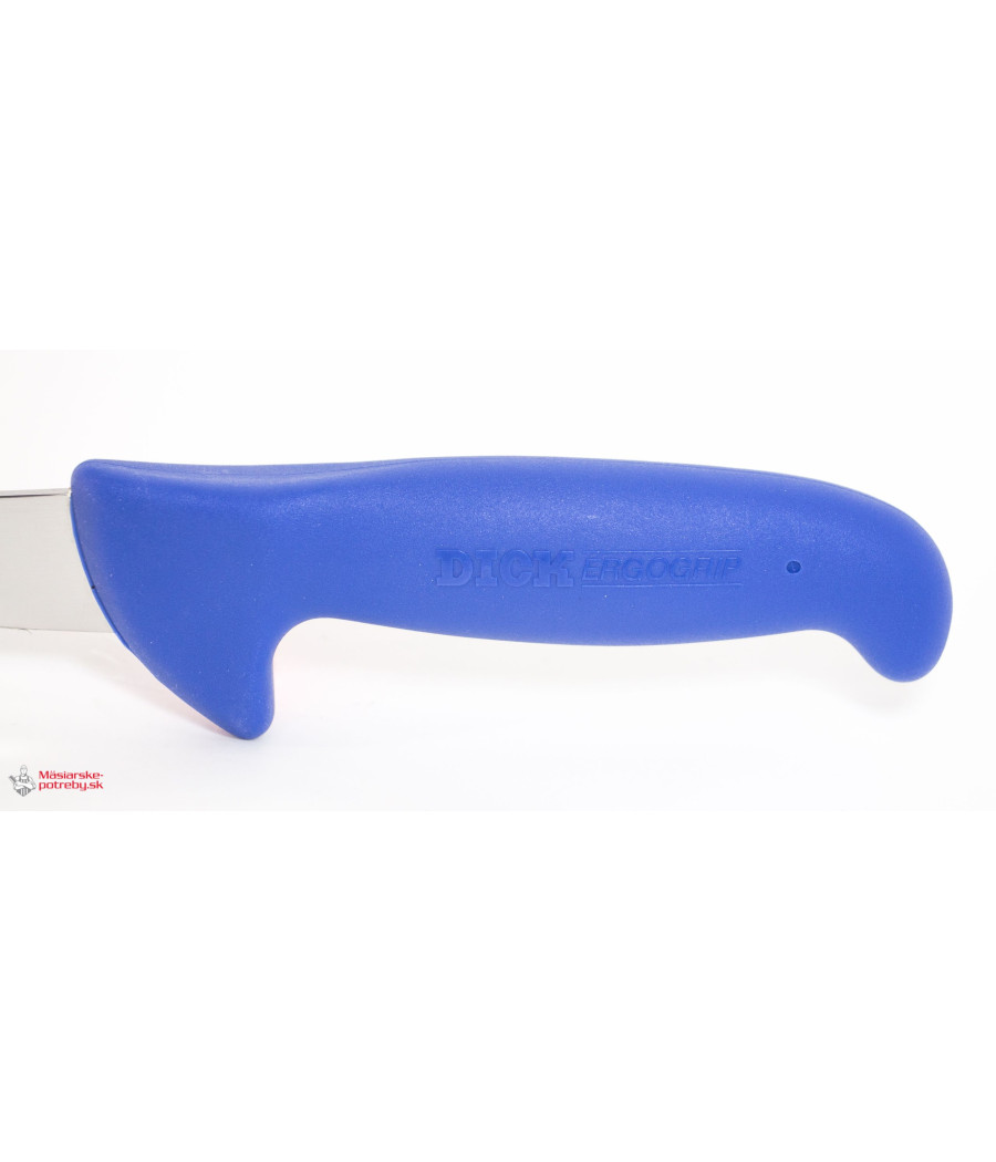 Dick Ergogrip rozrábkový nůž modrý, pevný, mírně zakřivený, 18 cm, 82369-18