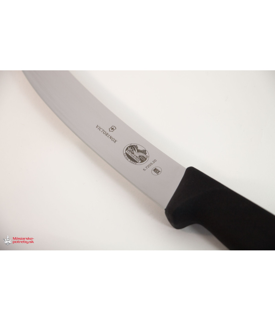 Victorinox Fibrox řeznický nůž na rozrábání, černý, pevný, 20 cm, 5.7203.20