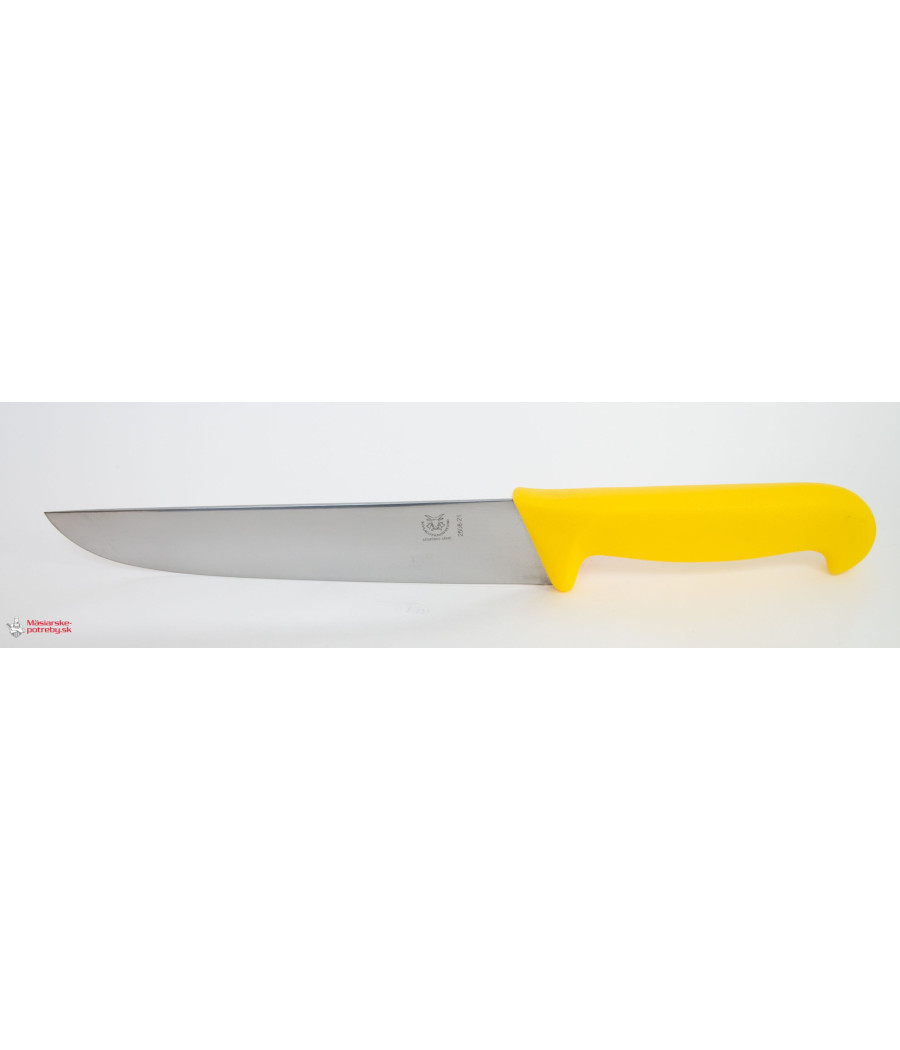 Schlachthausfreund rozrábkový blokový nůž žlutý, pevný, 21 cm, 2508-21
