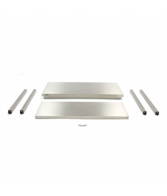 Pracovní stůl z nerezavějící oceli Maxima „Deluxe“ 70 cm bez lišty