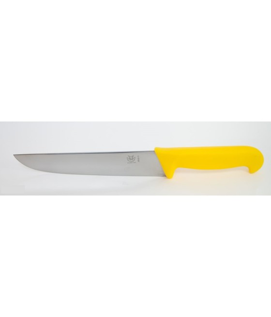 Schlachthausfreund boční blokový nůž žlutý, pevný, 21 cm, 2508-21
