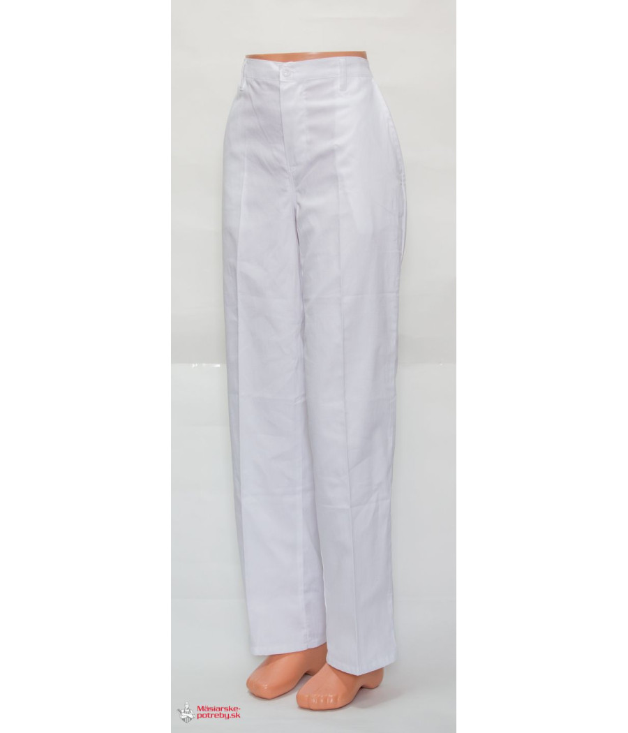 Pánské kalhoty bavlněné, bílé