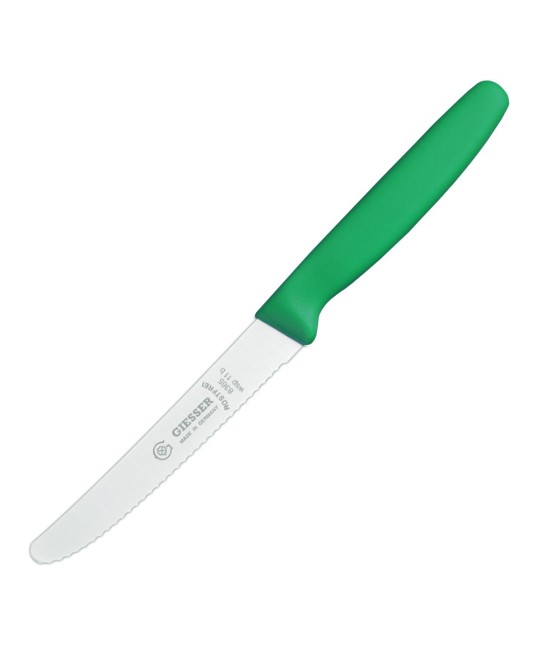 Giesser, nůž na ovoce a zeleninu, 11 cm, zelený