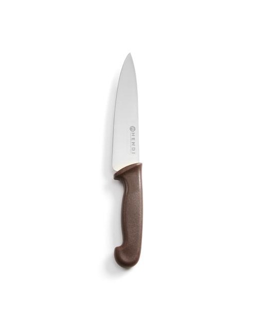 Kuchyňský nůž na uzeniny a vařené maso Hendi, hnědý, 18 cm