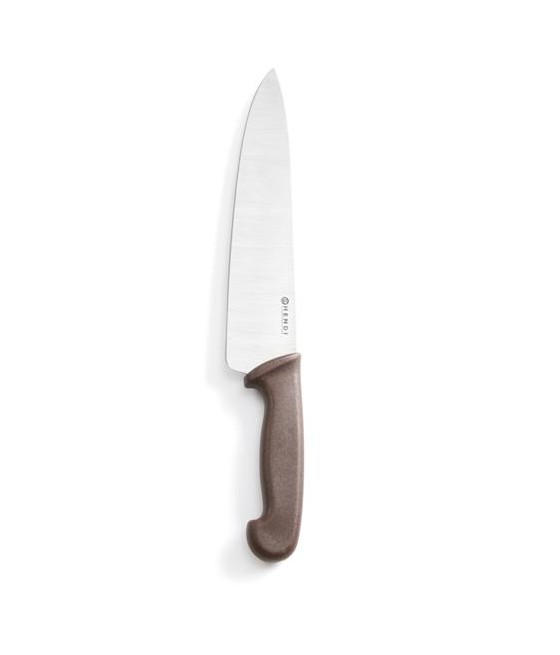 Kuchyňský nůž na uzeniny a vařené maso Hendi, hnědý, 24 cm