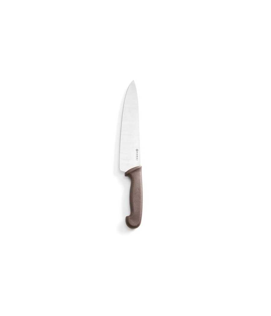 Kuchyňský nůž na uzeniny a vařené maso Hendi, hnědý, 24 cm