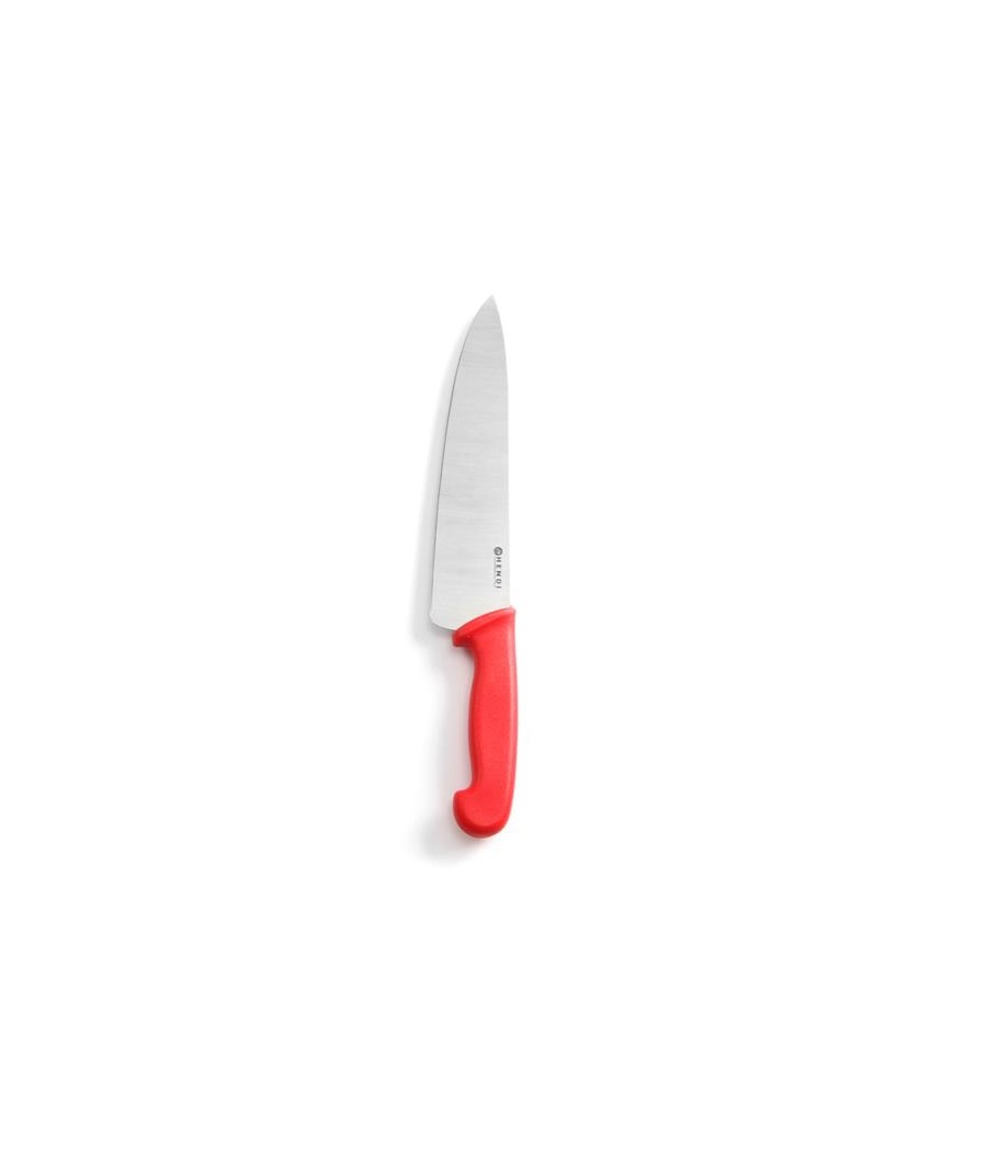 Kuchyňský nůž na syrové maso Hendi, červený, 24 cm