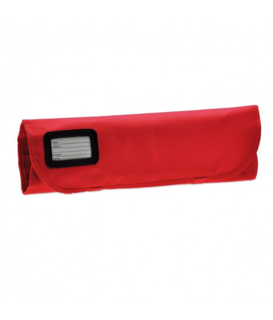 GIESSER rolovací taška na 7 nožů, červená